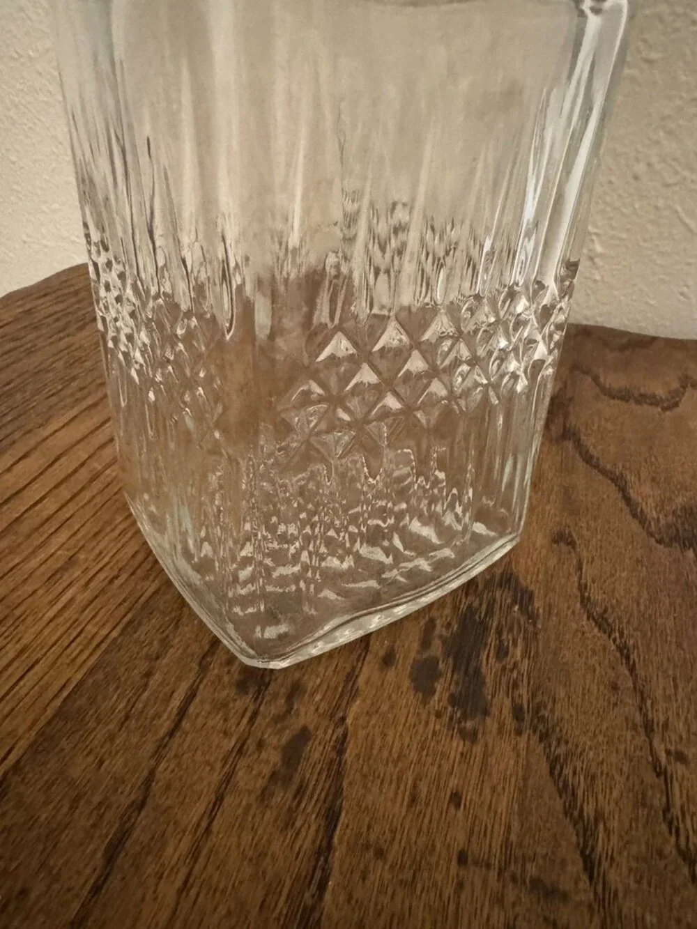 Mid Century MCM Luminarc Crystal Liquor Decanter